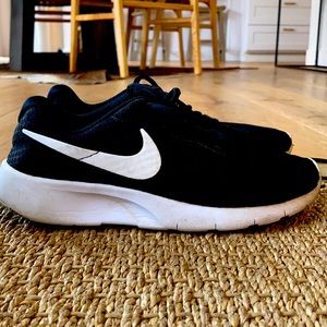 Nike black running shoes